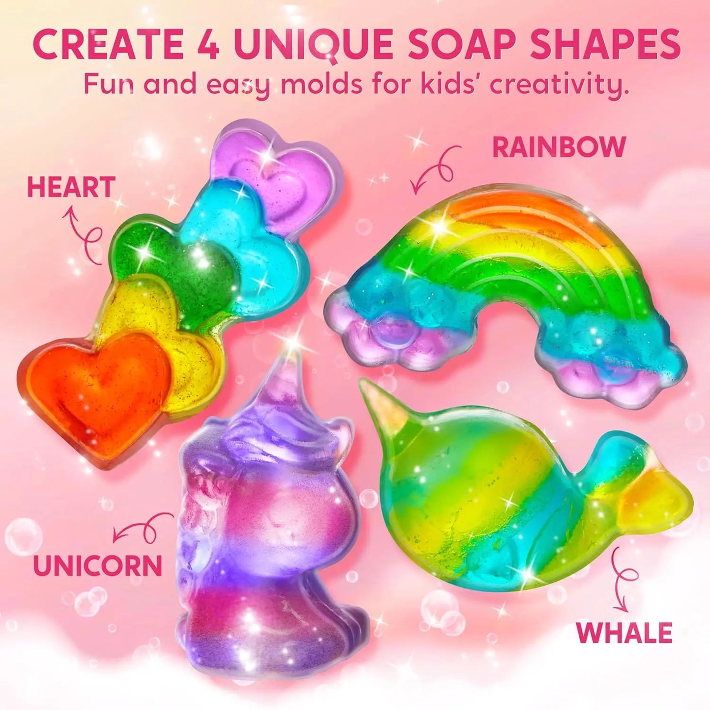 Joyfy Unicorn Soap Making Kit For Kids STEM Craft Gift