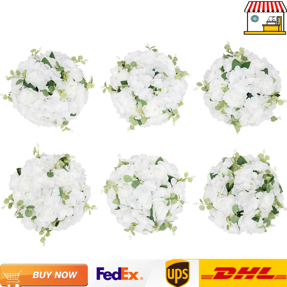 Artificial Flower Balls Wedding Table Centerpiece Decor Hydrangea Rose Mix